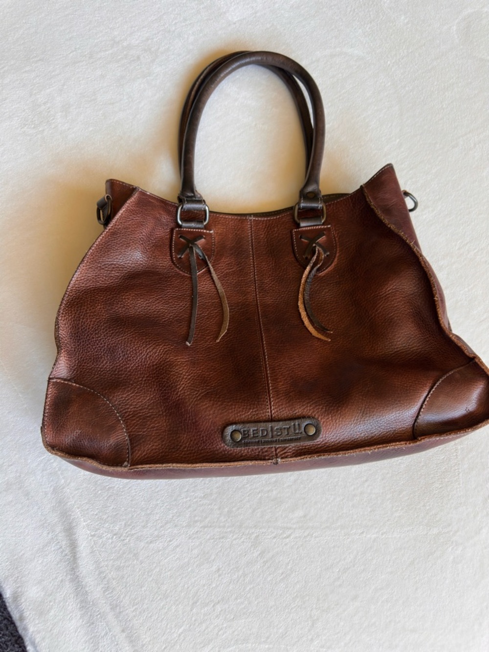 BED|STU Bruna Leather Tote - Teak Rustic Brown - Picture 9 of 11